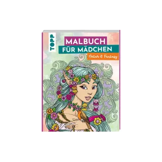 Frechverlag Cahier à colorier pour les filles Nature et Fantaisie 96 pages