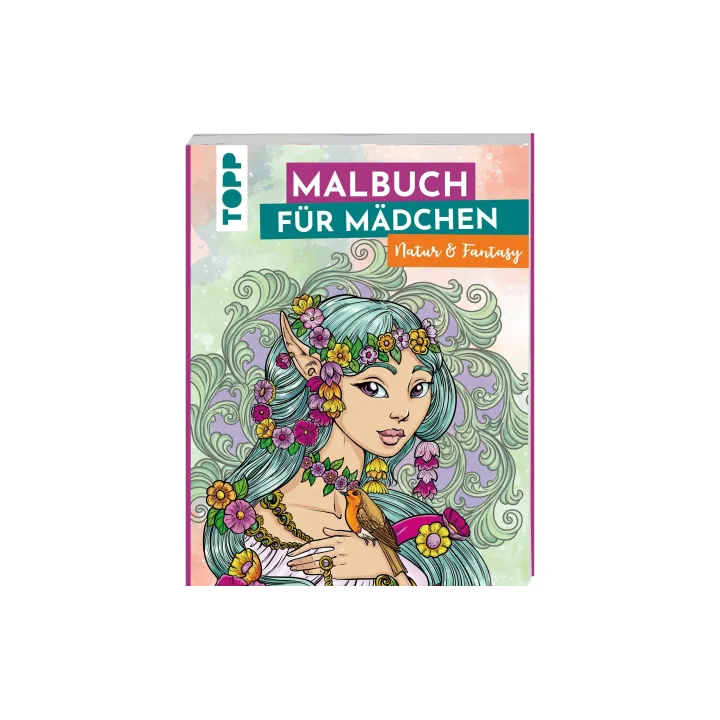 Frechverlag Cahier à colorier pour les filles Nature et Fantaisie 96 pages