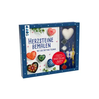 Frechverlag Kits de bricolage Peindre des pierres de cœur