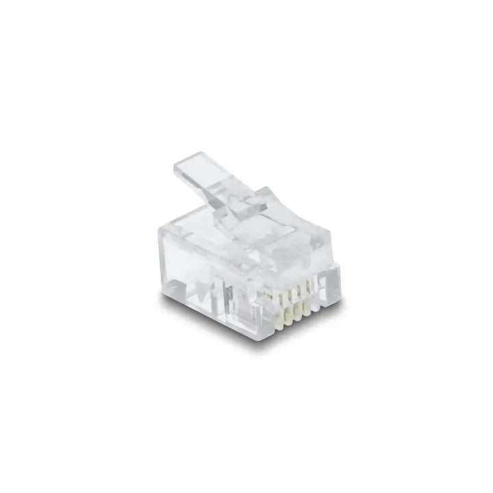 Delock Connecteur RJ11 100 Pièce-s, Transparent