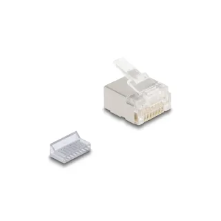 Delock Connecteur RJ45, Cat.6A 100 Pièce-s, Transparent