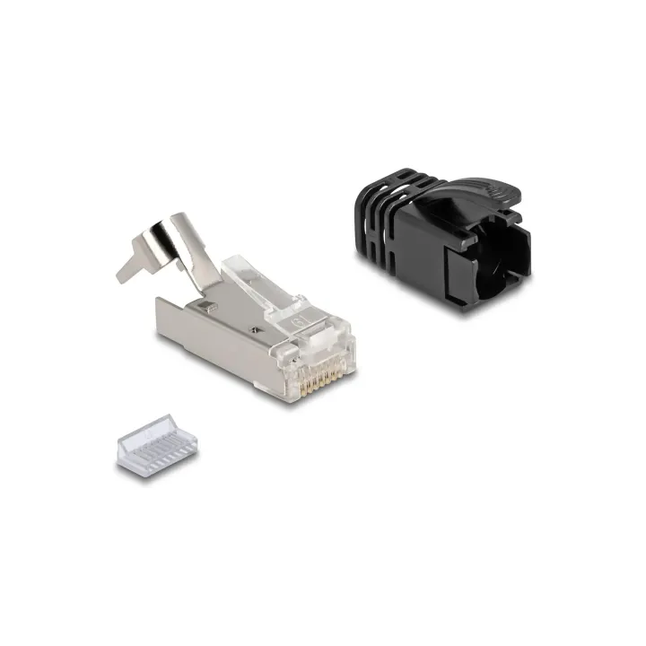 Delock Connecteur RJ45, S-FTP, Cat.8.1 25 Pièce-s, Transparent