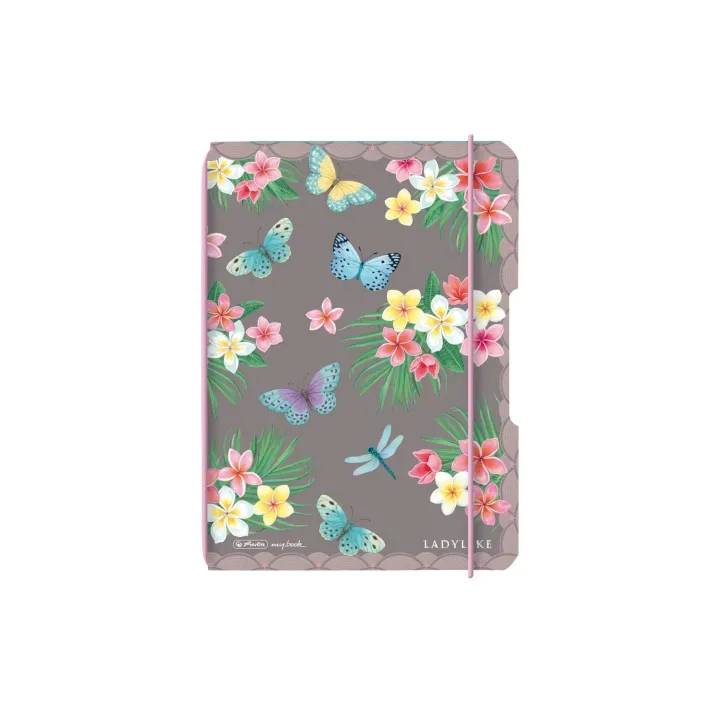 Herlitz Carnet de notes Ladylike Butterflies A6, 40 feuilles, pointillés