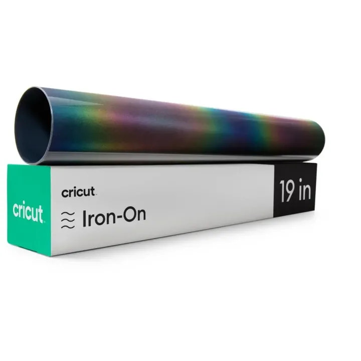 Cricut Film thermocollant 30 x 48 cm, 1 rouleau, Arc-en-ciel