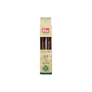 Prym Pointes daiguilles à tricoter Natural, long 12.00 mm, 12.8 cm