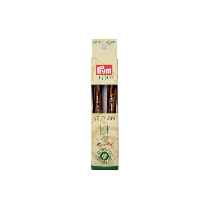 Prym 1530 Pointes daiguilles à tricoter Natural, long 12.00 mm, 12.8 cm