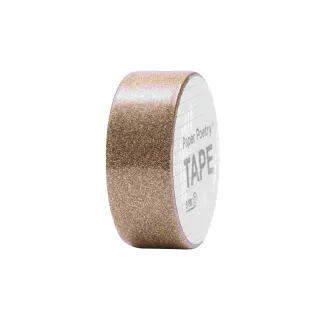 Rico Design Ruban Washi Paillettes 1,9 cm x 5 m, Cuivre