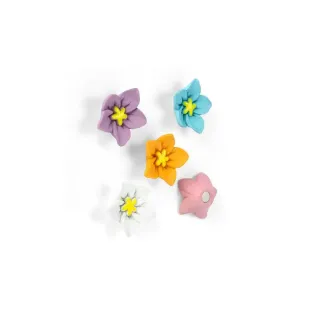 Trendform Aimant Fleur Set de 5 pièces, Multicolore
