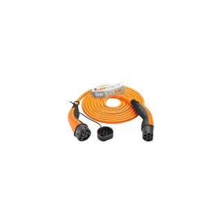 Lapp Câble de chargement Helix pour voiture électrique de type 2, 11 kW, 5 m, Orange