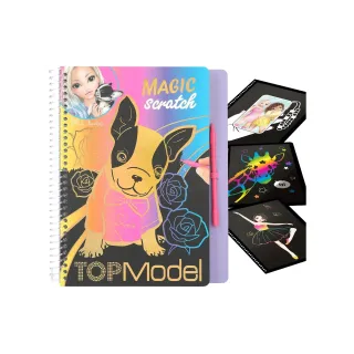 Topmodel Cahier à colorier Carnet à gratter Top Model 16 pages