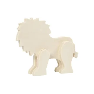 Creativ Company Article en bois Figurine danimal lion 13 x 16 cm
