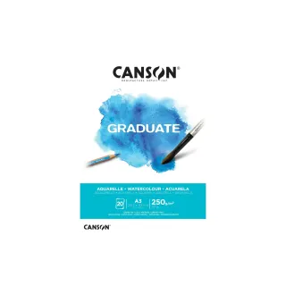 Canson Bloc aquarelle Graduate A3, 20 feuilles