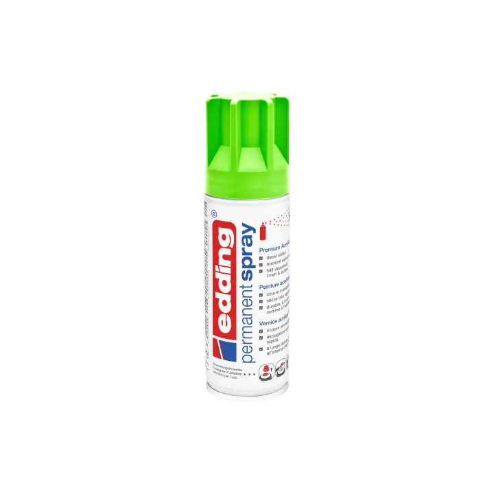 edding Acrylique en bombe 5200 200 ml, Vert néon mat