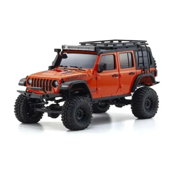 Kyosho Scale Crawler Mini-Z Jeep Wrangler Rubicon Orange 1:24 ARTR