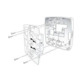 HPE Aruba Networking Supports mural Low Prof Secure AP Mounting Kit AP-200-MNT-W3