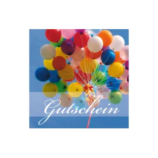 Natur Verlag Carte de bons Ballons 14.5 x 14.5 cm, 6 pièces