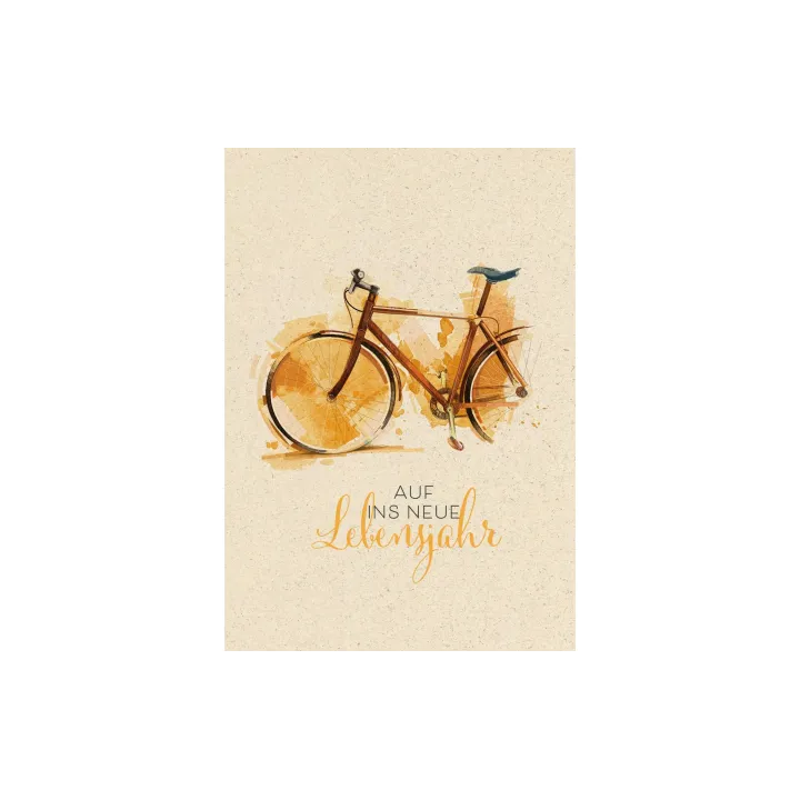 Natur Verlag Carte de félicitations Vélo 17.5 x 12.2 cm