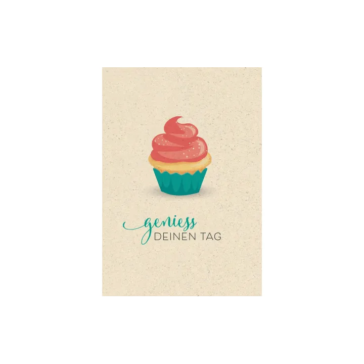 Natur Verlag Carte de félicitations Muffin 17.5 x 12.2 cm