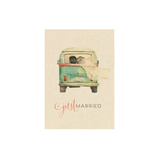 Natur Verlag Faire-part de mariage Just Married 12.2 x 17.5 cm