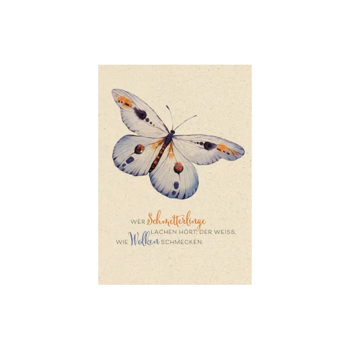 Natur Verlag Carte à motif Papillon 17.5 x 12.2 cm