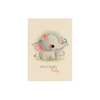 Natur Verlag Carte de félicitations Bienvenue bébé A4