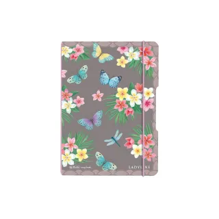 Herlitz Carnet de notes Ladylike Butterflies A5, 40 feuilles, pointillés