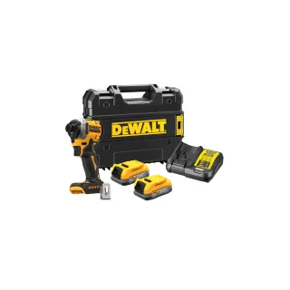 DeWalt Visseuses à percussion sans fil 18 V 1-4, 2x 1.7 Ah batterie, Kit