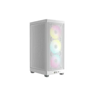 Corsair Boîtier d’ordinateur iCUE 2000D RGB Airflow Blanc