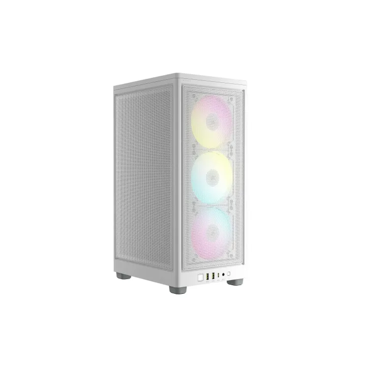 Corsair Boîtier d’ordinateur iCUE 2000D RGB Airflow Blanc