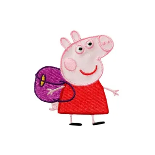Mono-Quick Image thermocollante Peppa Pig avec sac à dos 1 Pièce-s