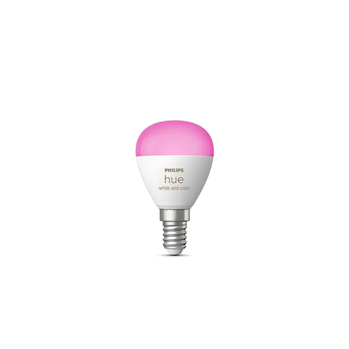 Philips Hue White & Color Ambiance E14 Lustre forme goutte 470 lm