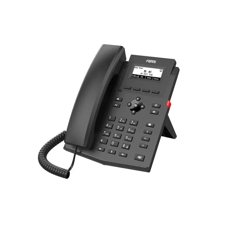 Fanvil Téléphone de bureau X301W Noir