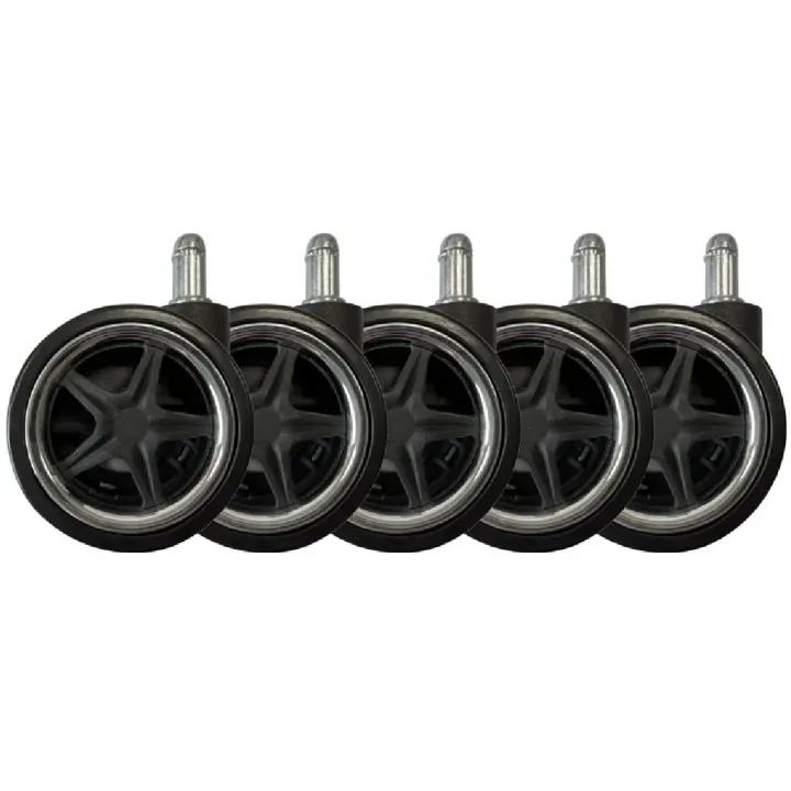 LC-Power Roulettes LC-CASTERS-DRIFT Lot de 5 chromes