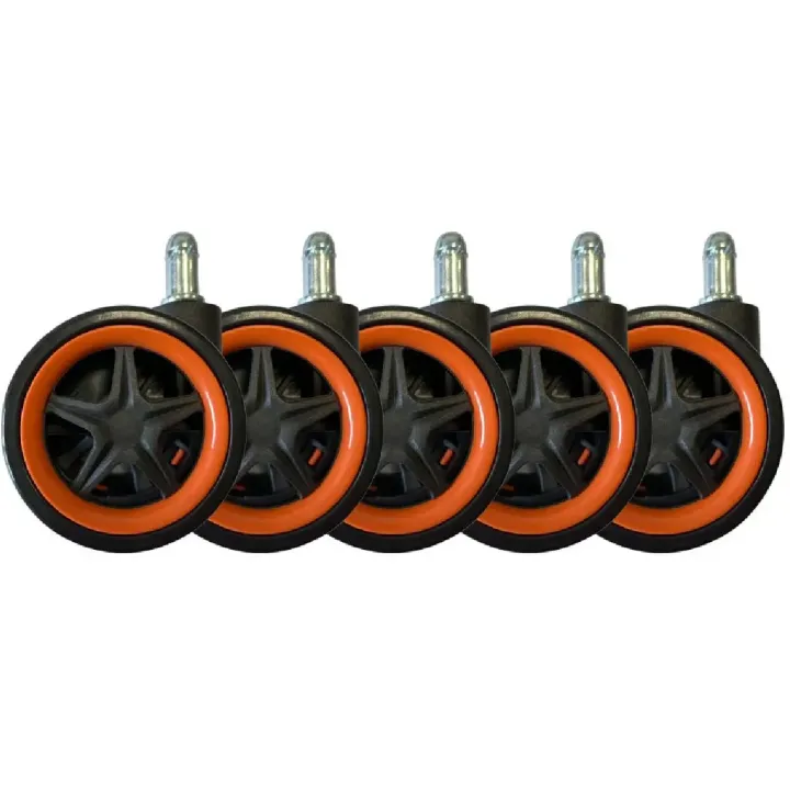 LC-Power Roulettes LC-CASTERS-DRIFT Set de 5 pièces Orange