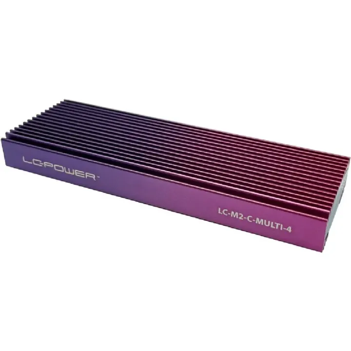 LC-Power Boîtier externe LC-M2-C-MULTI M2 Mauve-Violet