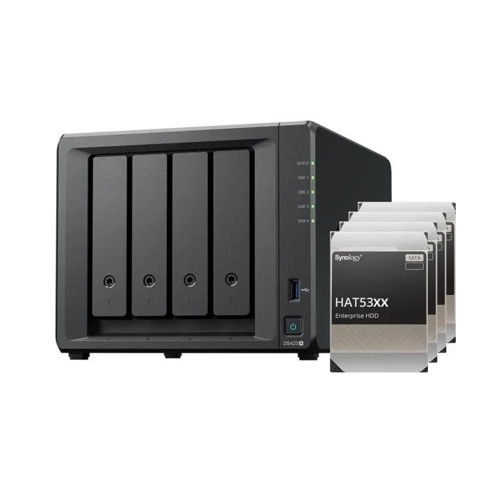 Synology NAS DiskStation DS423+ 4-bay Synology Enterprise HDD 16 TB