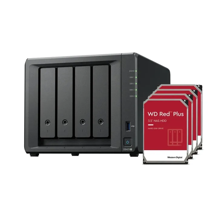 Synology NAS DiskStation DS423+ 4-bay WD Red Plus 8 TB