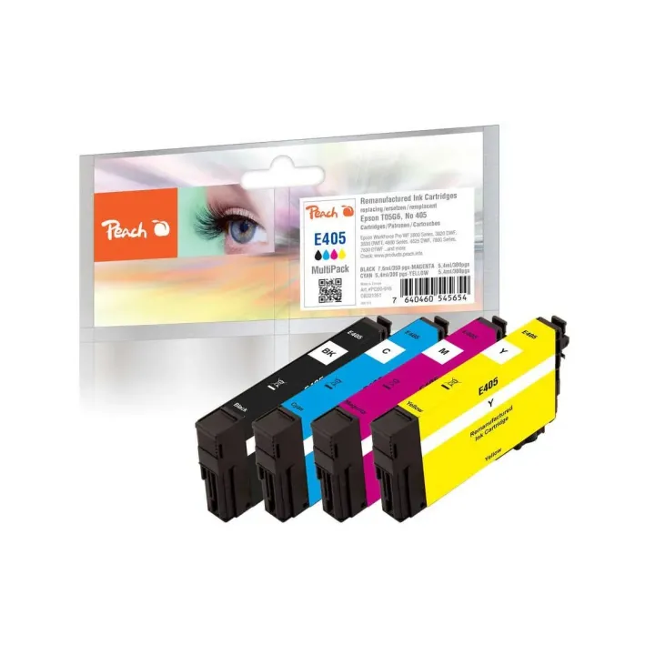 Peach Kits d’encre Epson No. 405 MultiPack C-M-B-Y