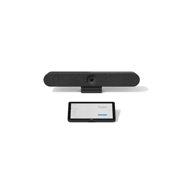 Logitech Rally Bar Huddle Video Collaboration Bar + Tap IP 4K-UHD