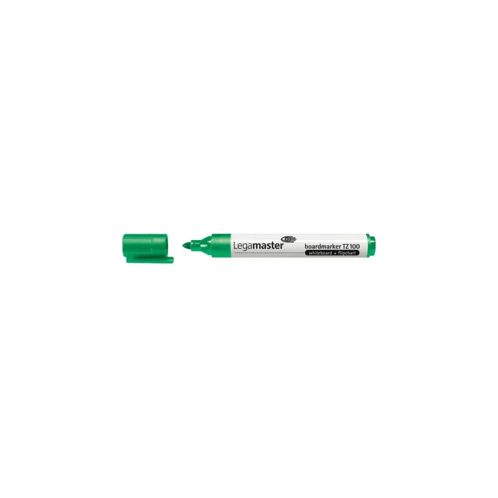 Legamaster Marqueur pour tableau blanc TZ100, Vert, 10 pièces