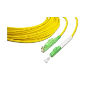 Lightwin Câble patch à fibre optique E2000-APC-LC-APC 1m