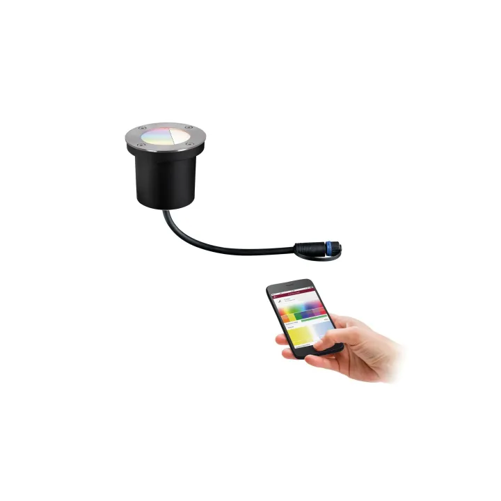 Paulmann Lampe de jardin Plug &amp  Shine RGBW Étage, ZigBee