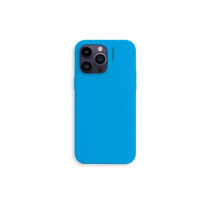 Nudient Coque arrière Base Case 14 Pro Max Vibrant Blue