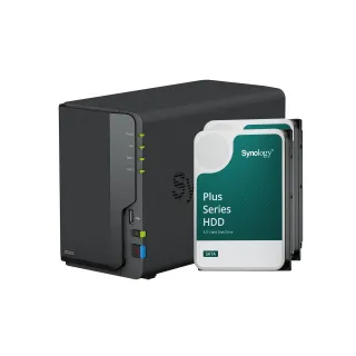 Synology NAS DiskStation DS223, 2-bay Synology Plus HDD 8 TB