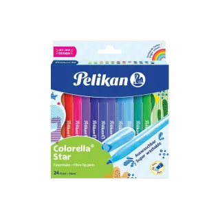 Pelikan Crayon feutre Colorella Star 0.6 mm, 24 couleurs