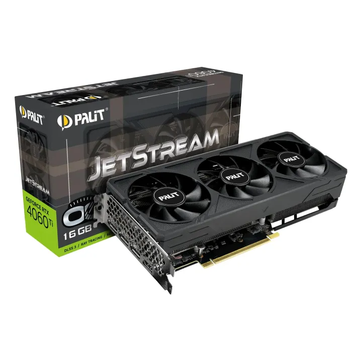 Palit Carte graphique GeForce RTX 4060 Ti JetStream OC 16 GB