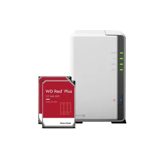 Synology NAS DS223j 2-bay WD Red Plus 8 TB