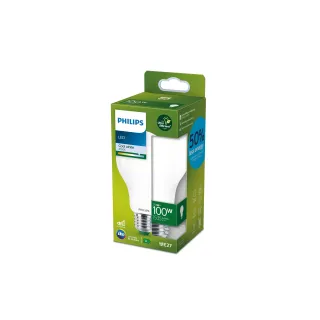 Philips Lampe LED E27, ultra-efficace, blanc neutre, remplacement de 100W