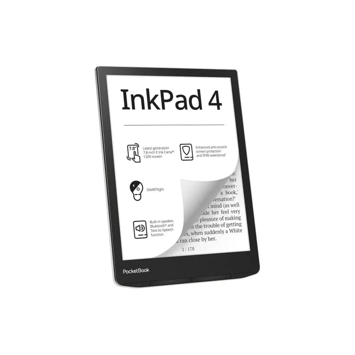 PocketBook Lecteur E-Book InkPad 4 Argent