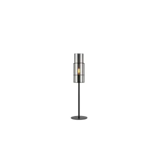 Markslöjd Lampe de bureau Tubo 1L, E14, 50 cm, noir-smoke